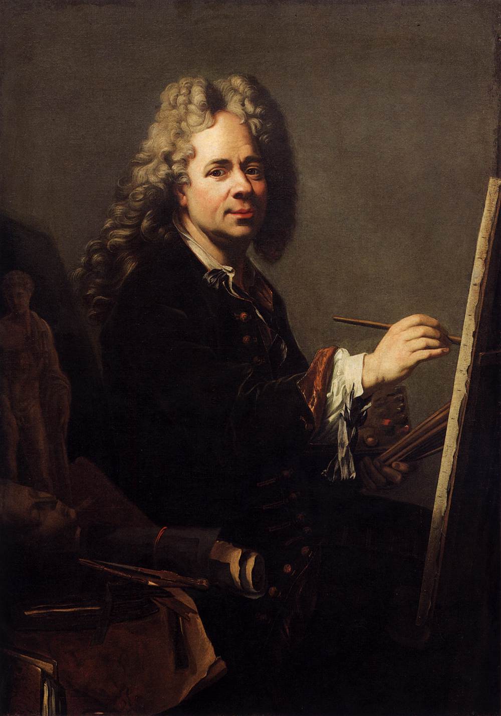 Self Portrait Before the Easel