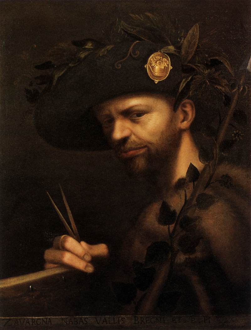 Auto-retrato como abade da Academia de Val Di Blenio