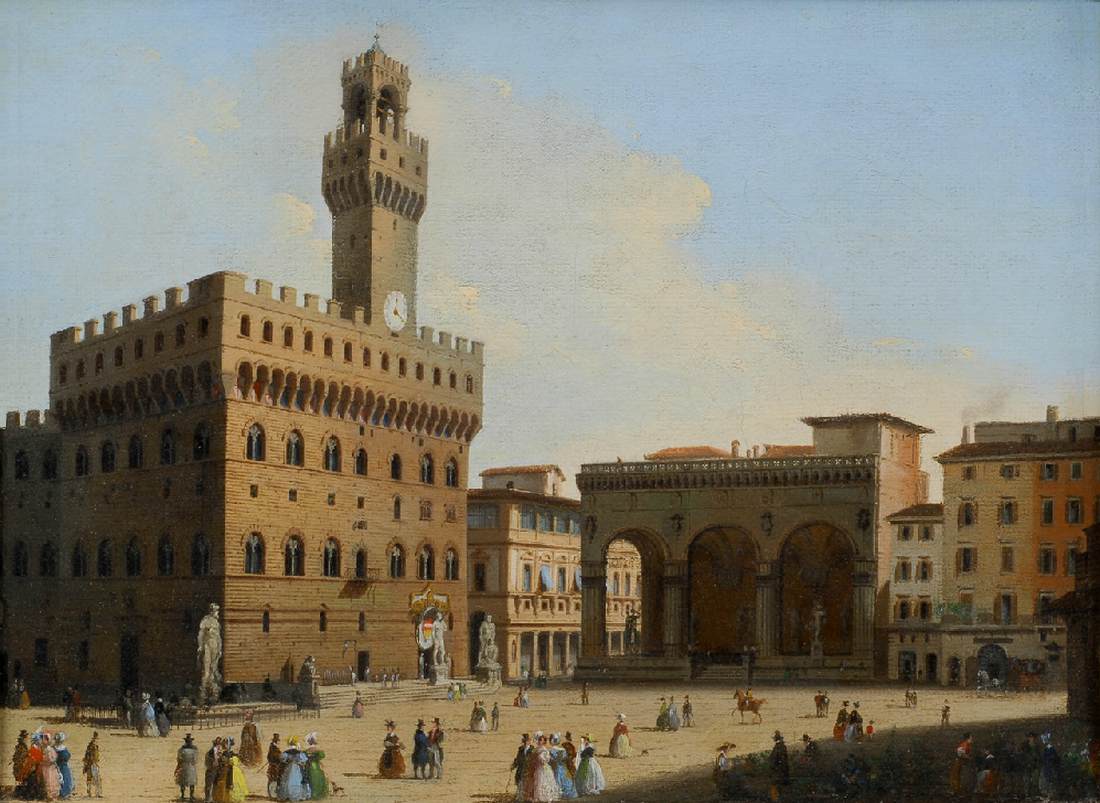 Signoria Square i Firenze