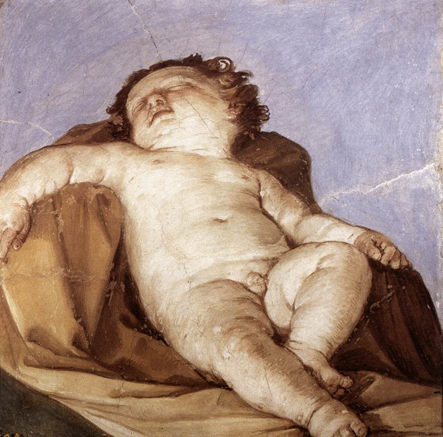 sleeping putto