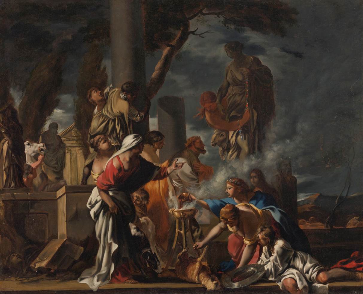 King Solomon Sacrificing to Idols