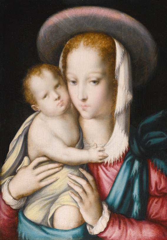 Die Jungfrau und das Kind (der Virgen del Hat)
