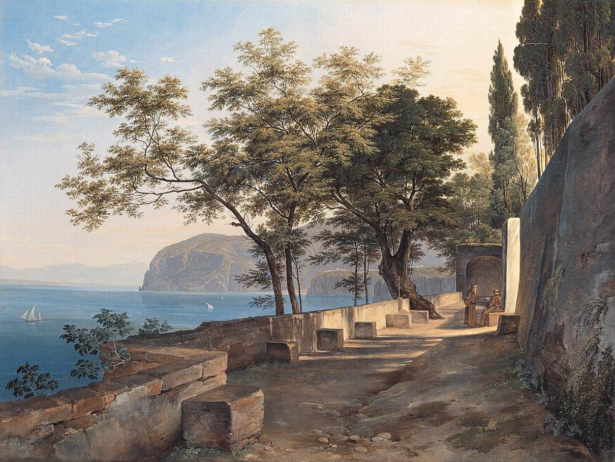 Terrace of the Priory of Capucina in Sorrento