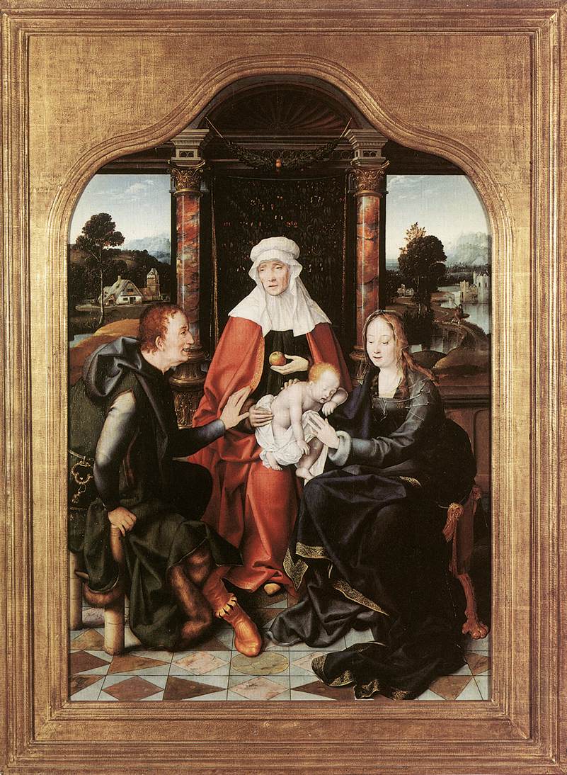 Santa Ana con La Virgen y el Niño y San Joaquín