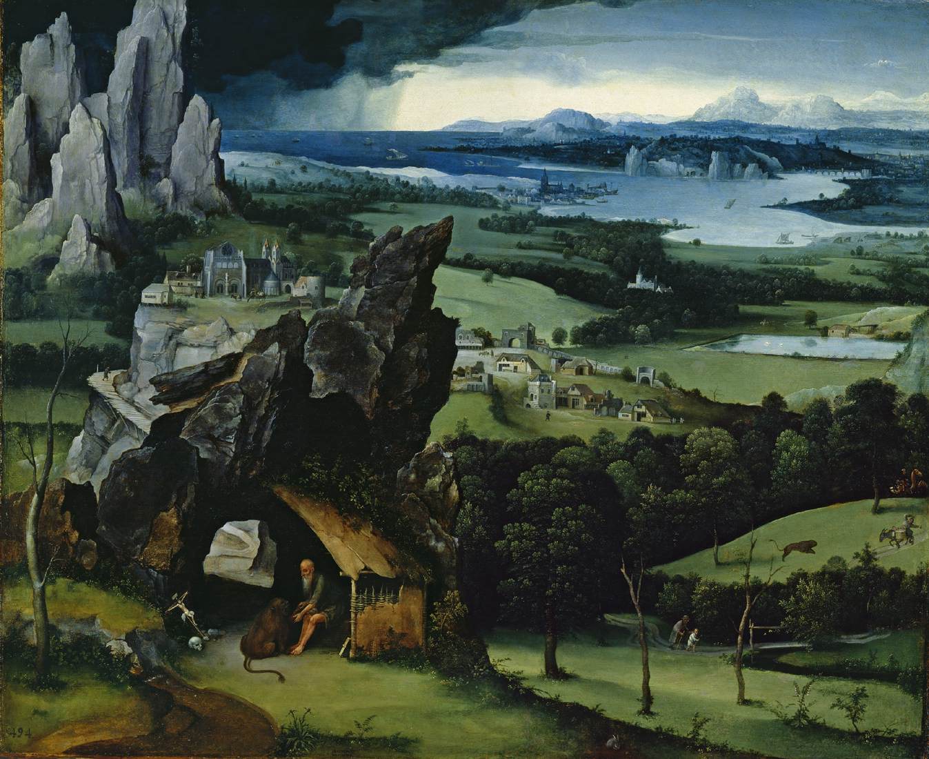 Landschaft mit San Jerónimo