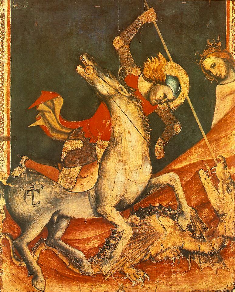 La bataille de San Jorge avec le dragon