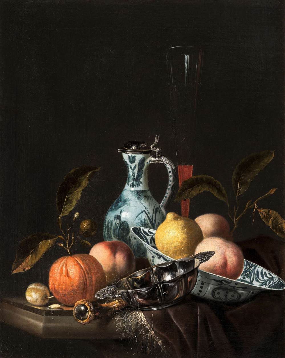 Fruit and Chinese Porcelain Still Life