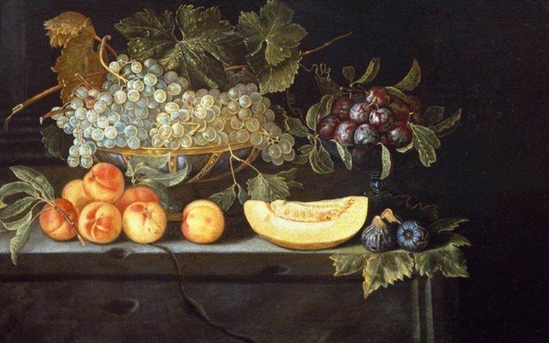 Still Life with a Bowl of Grapes