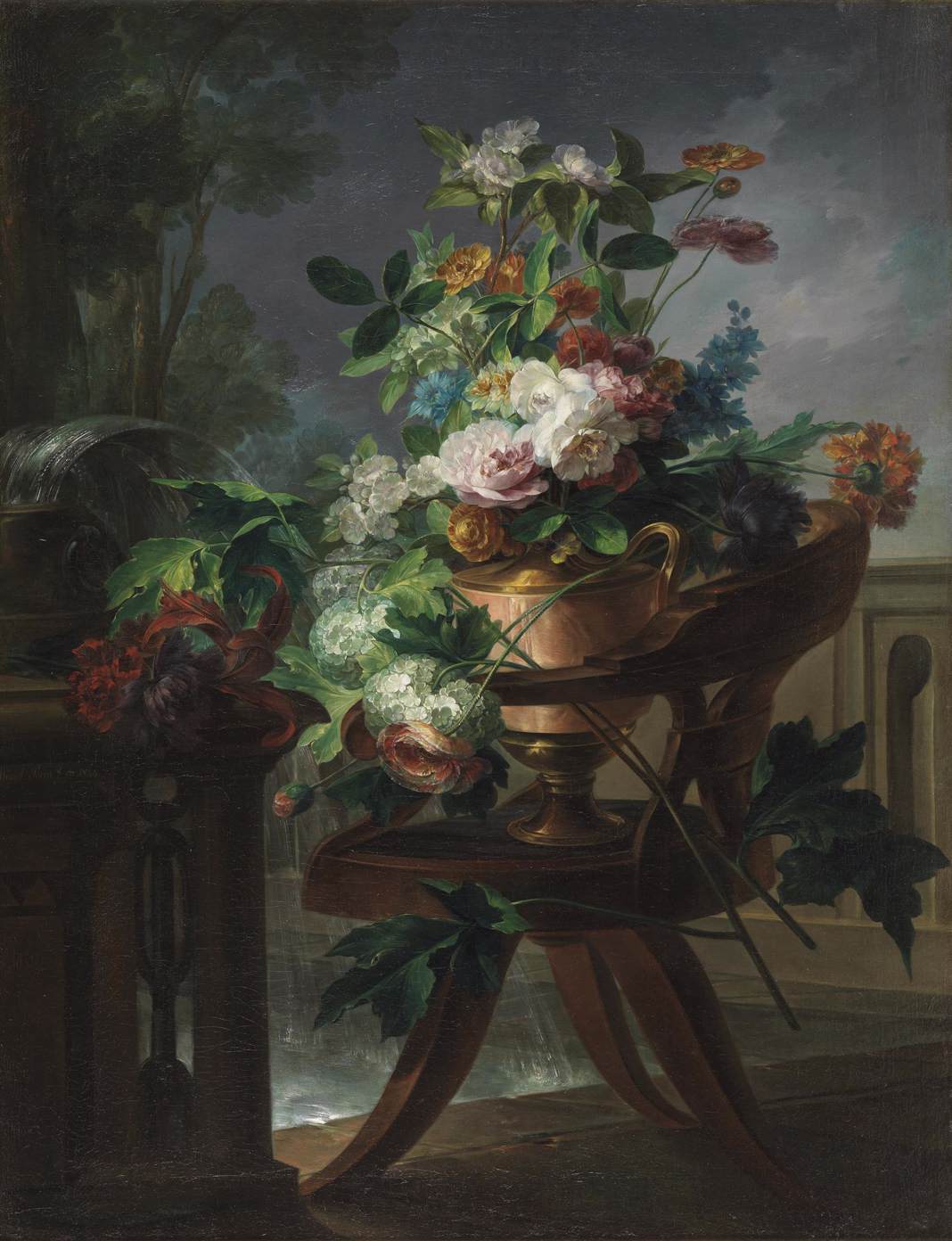 Fleurs dans un vase