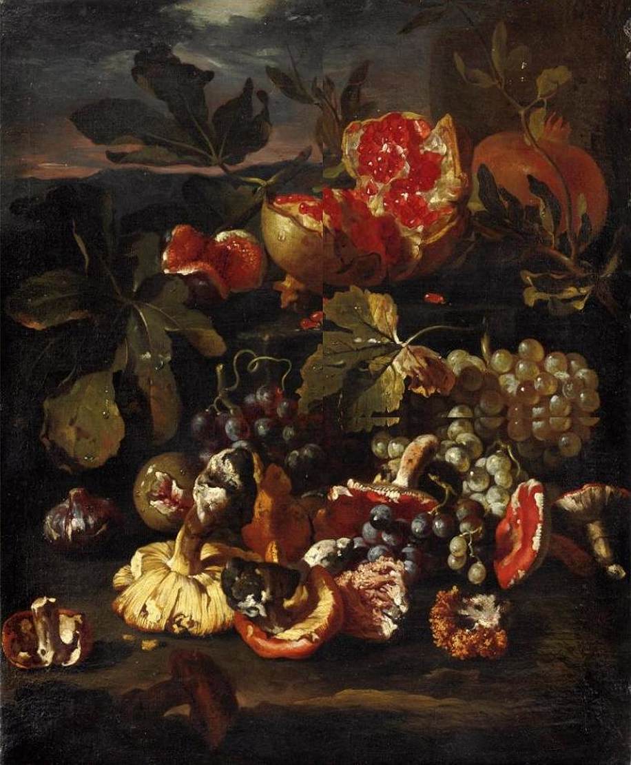 still life with fruit