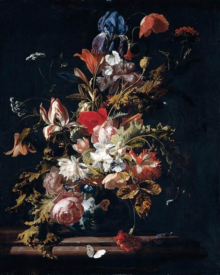 still life with flowers