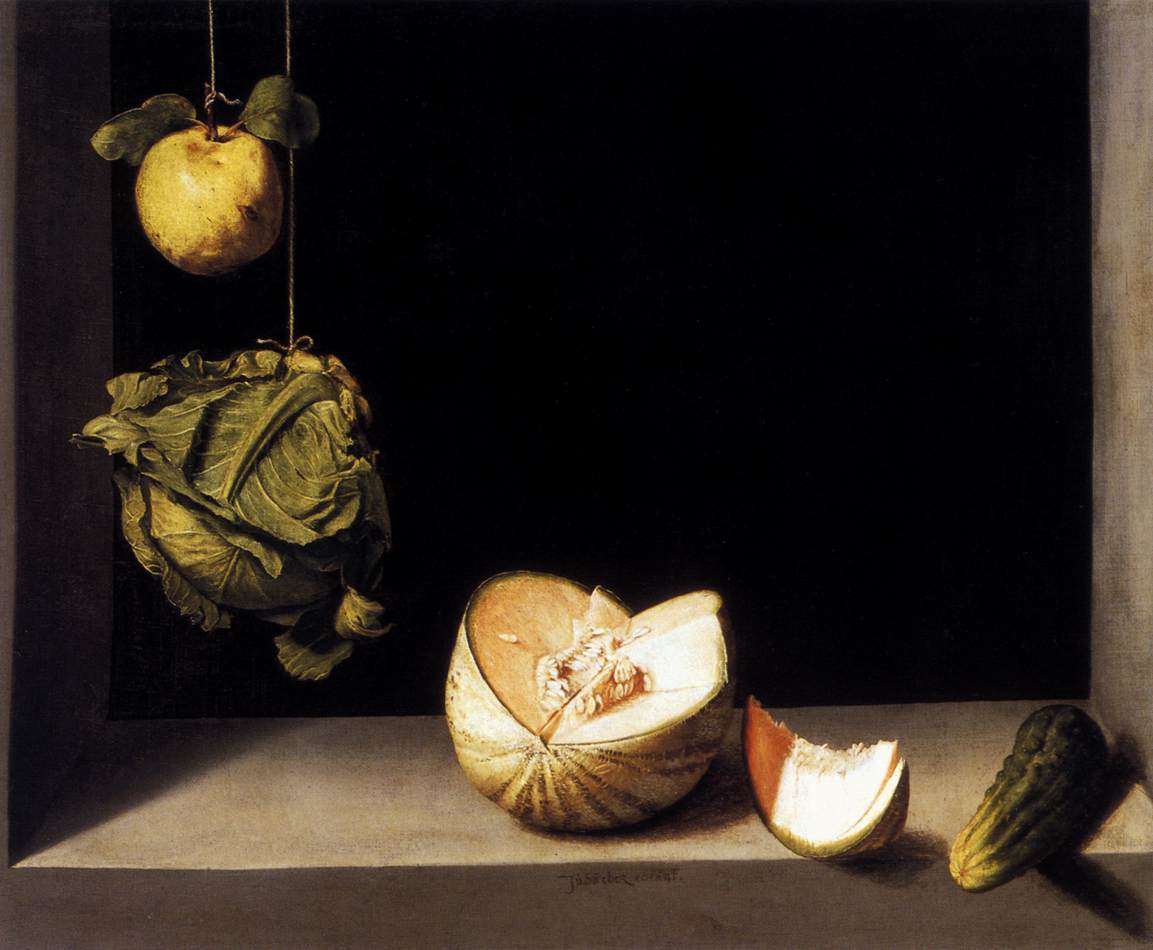 Still Life with Quince, Cabbage, Melon and Cucumber