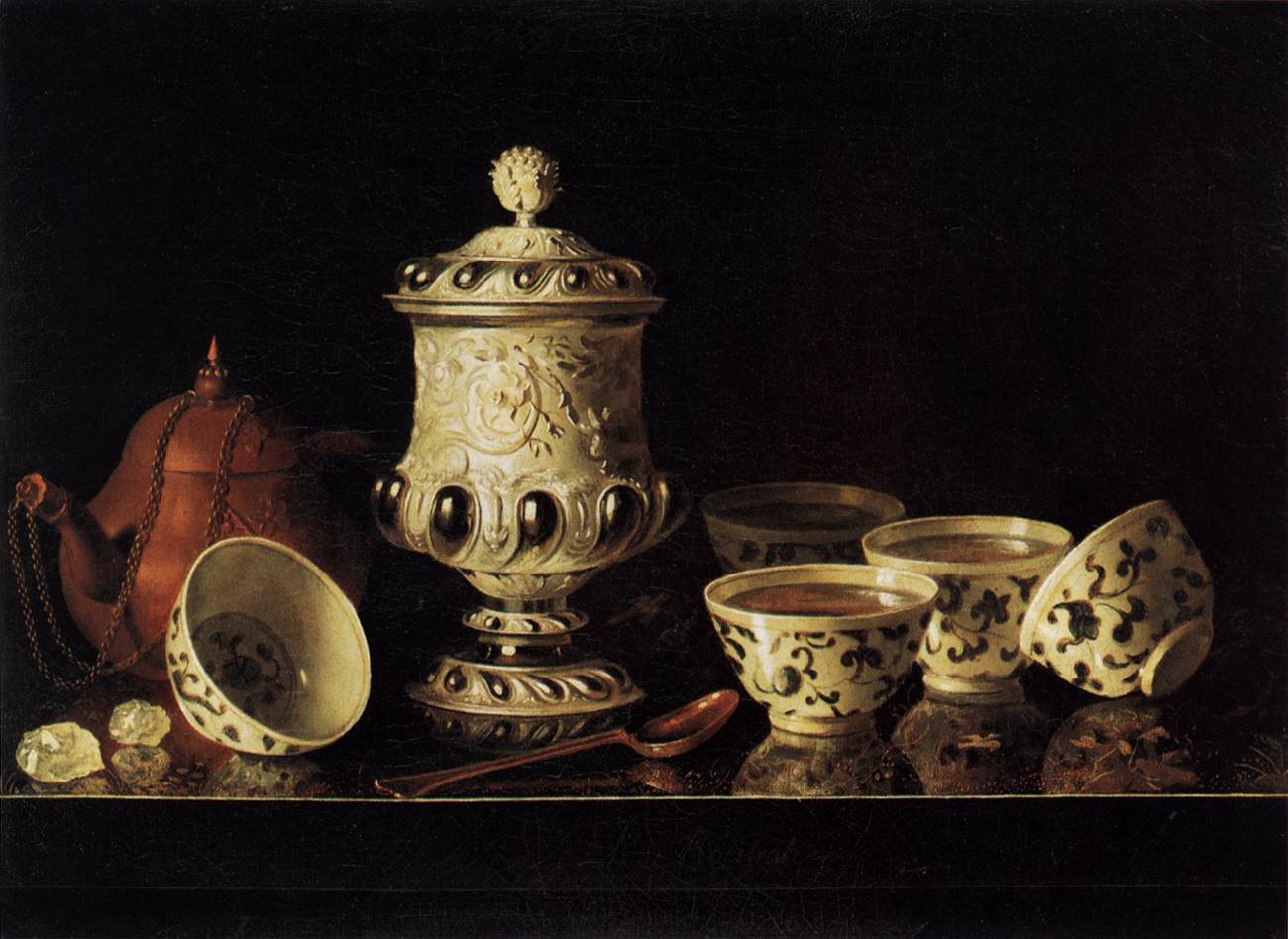 Still Life with Chinese Tea Bowls