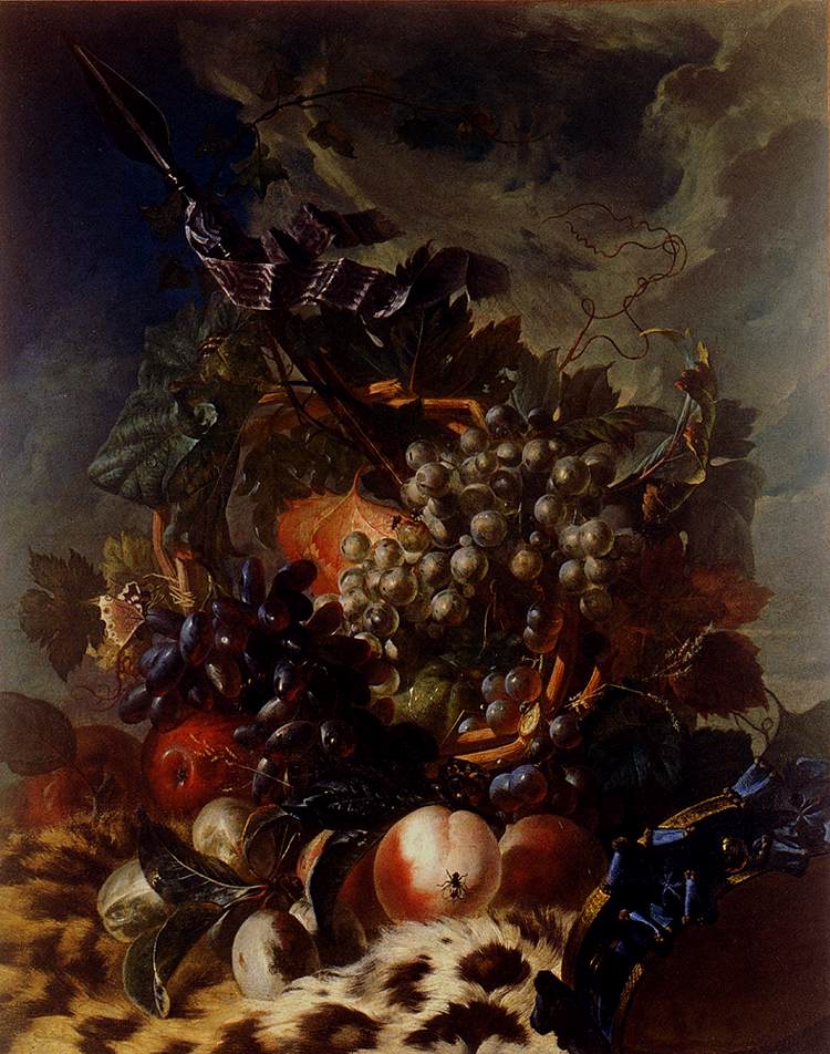 still life with fruit