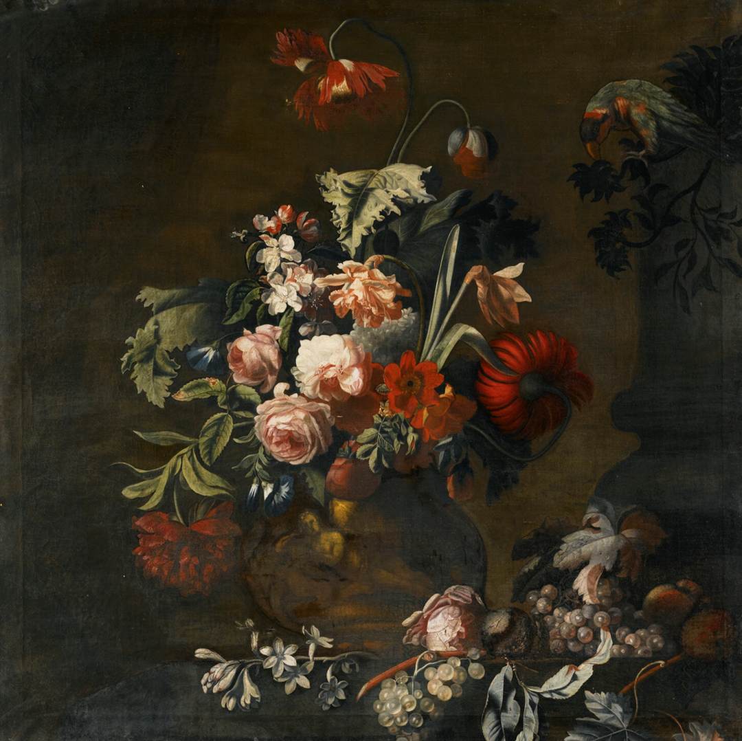 still life with flowers