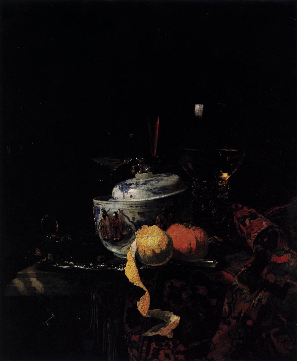 Still Life with Chinese Porcelain Bowl