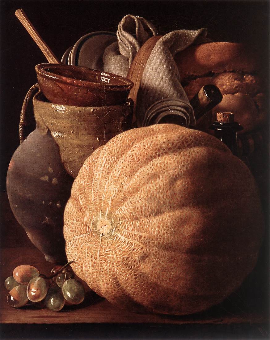 Cantaloupe Melon Still Life