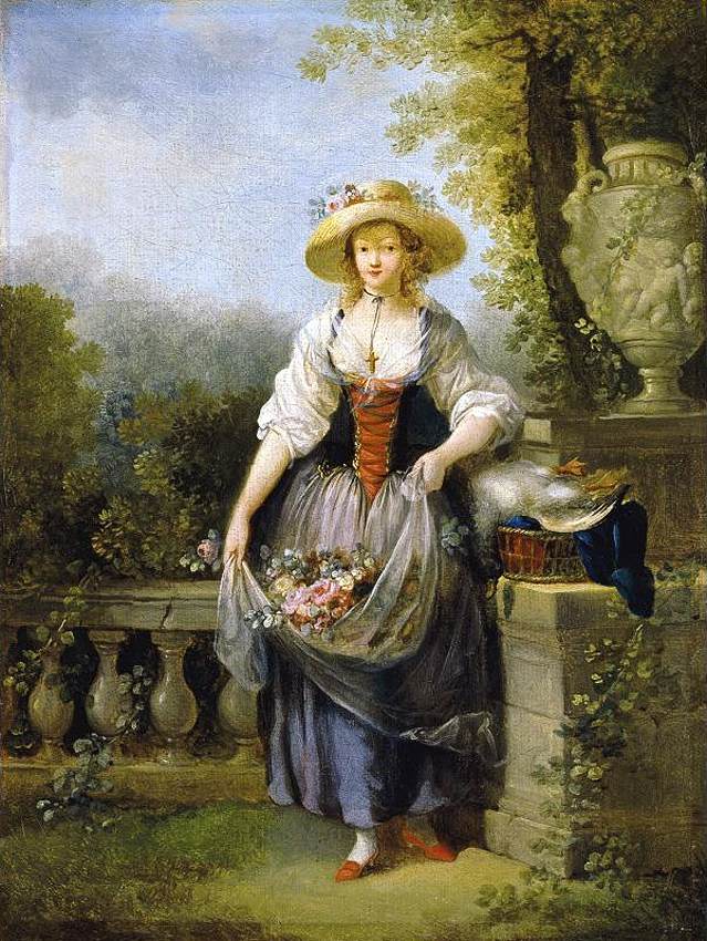 Giardiniere con cappello di paglia