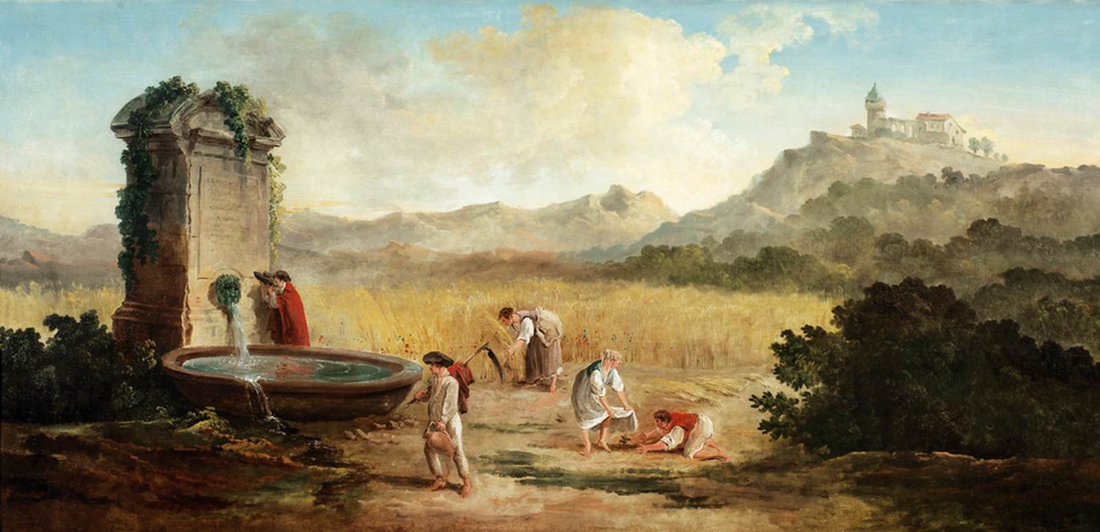 Summer: Harvest in El Campo Romano