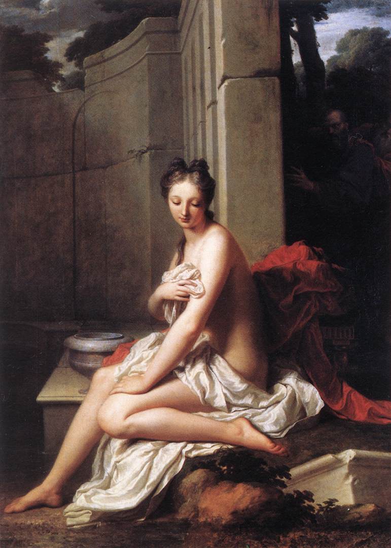 Susana in bagno