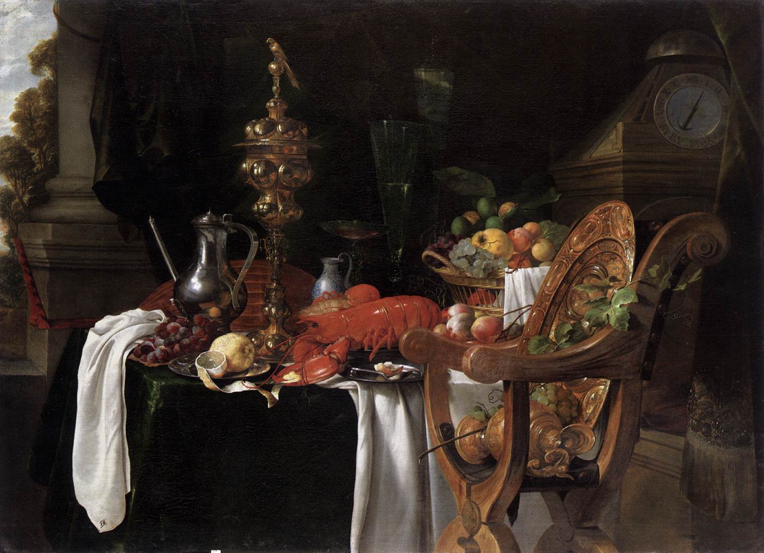 Still Life of the Dead: A Banquet Scene