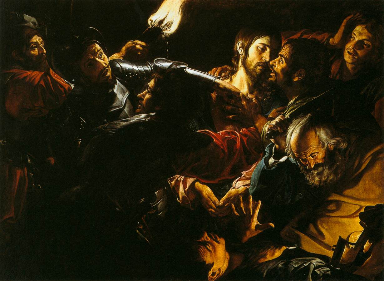A tomada de Cristo com o episódio de Malchus