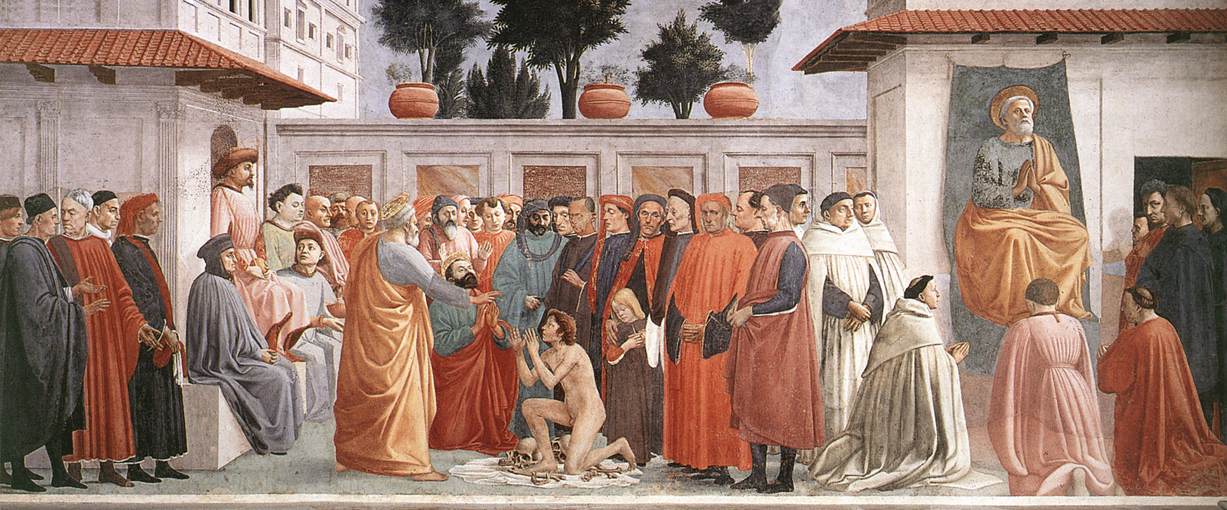 Raising of the Son of Teófilo and San Pedro Enthronado