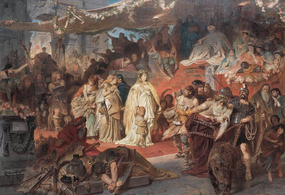 Asínelda Led the Triumph of Germanicus