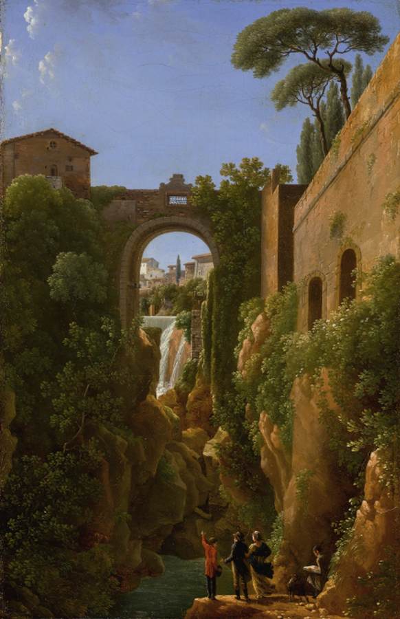View of the Rocco Bridge, Tivoli