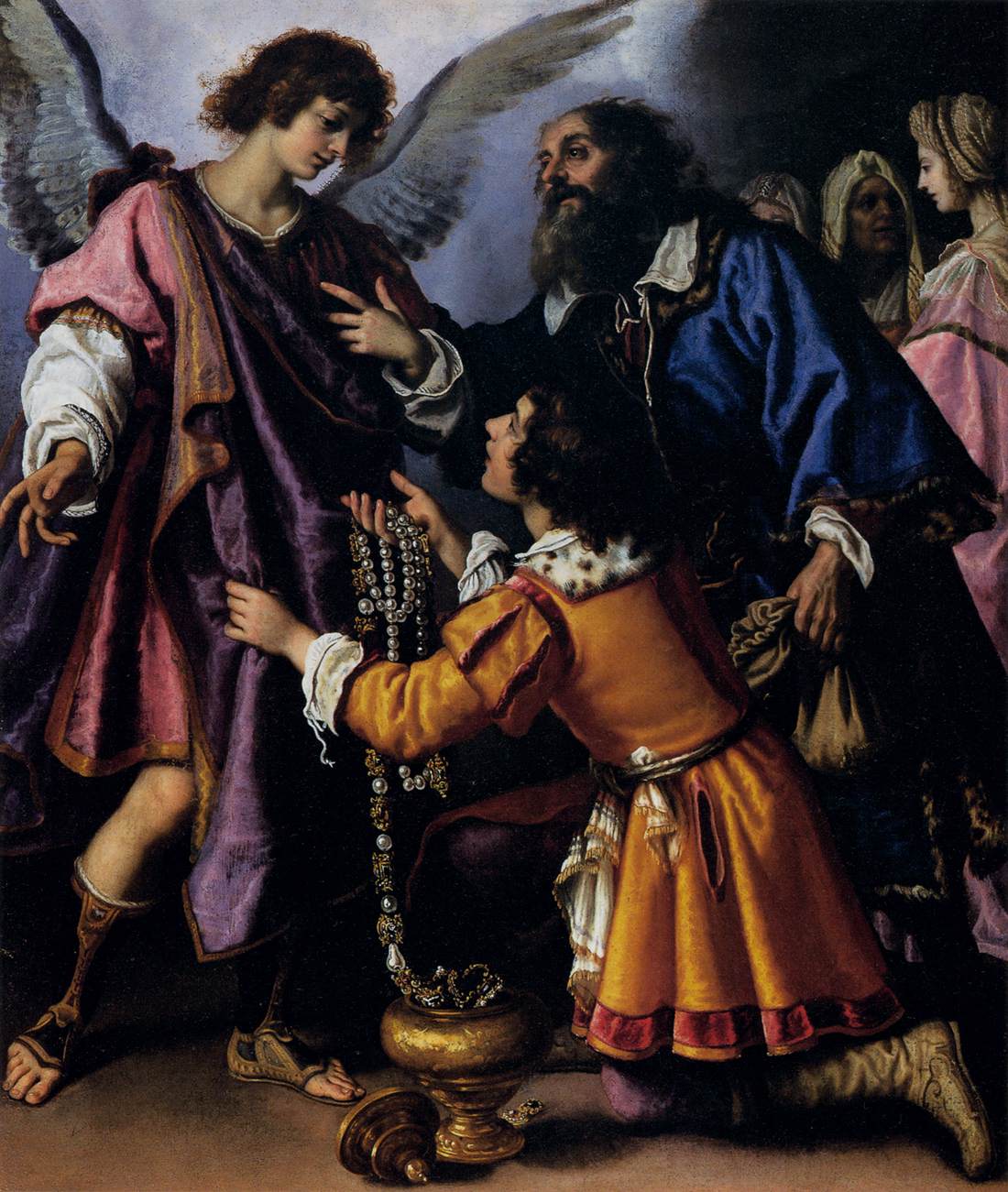 Archangel Raphael Refusing Tobias' Gift