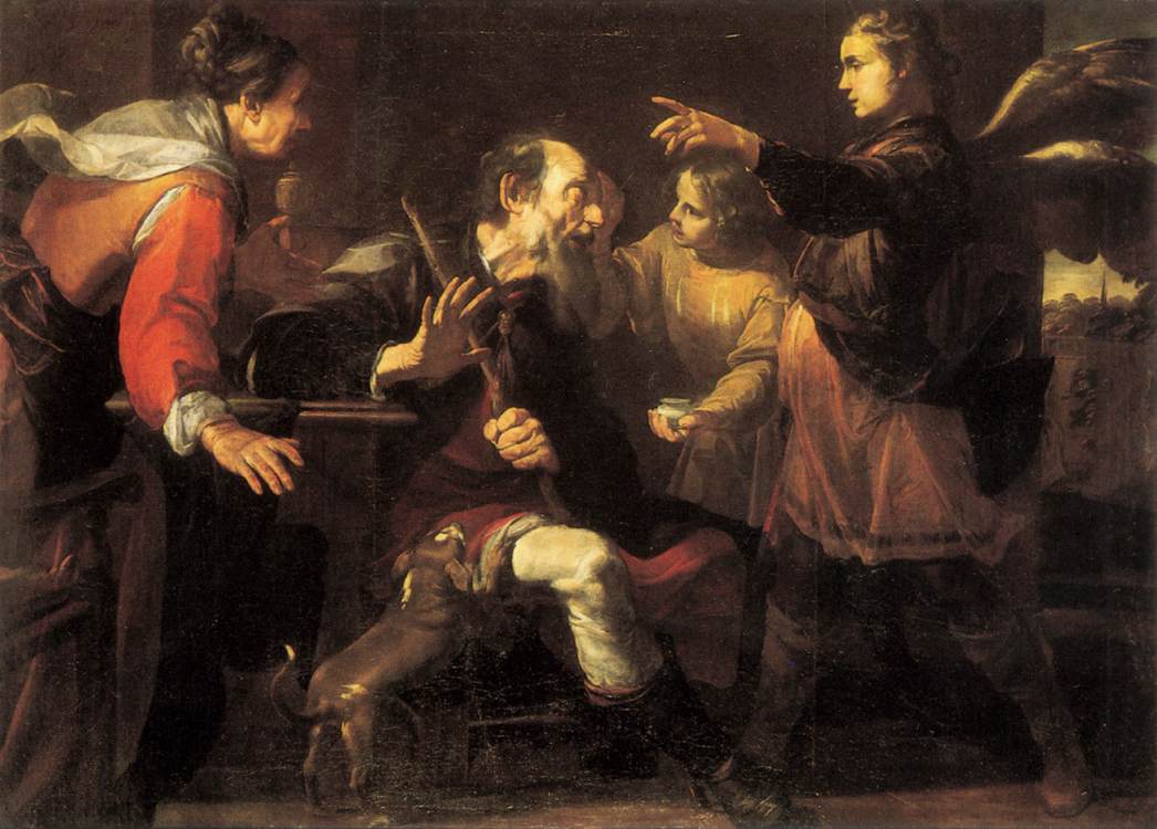 Tobias Healing His Father's Blindness