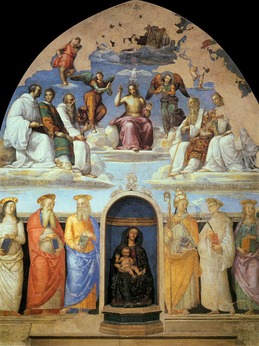 Trinity and Six Saints