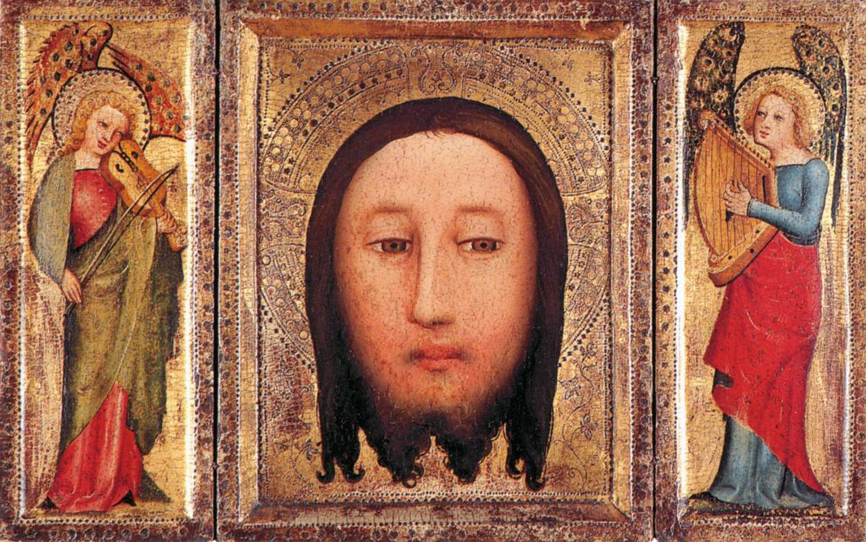Triptych: le visage saint de Christ