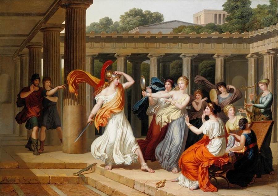 Odysseus Recognizes Achilles Among the Daughters of Lycomedes