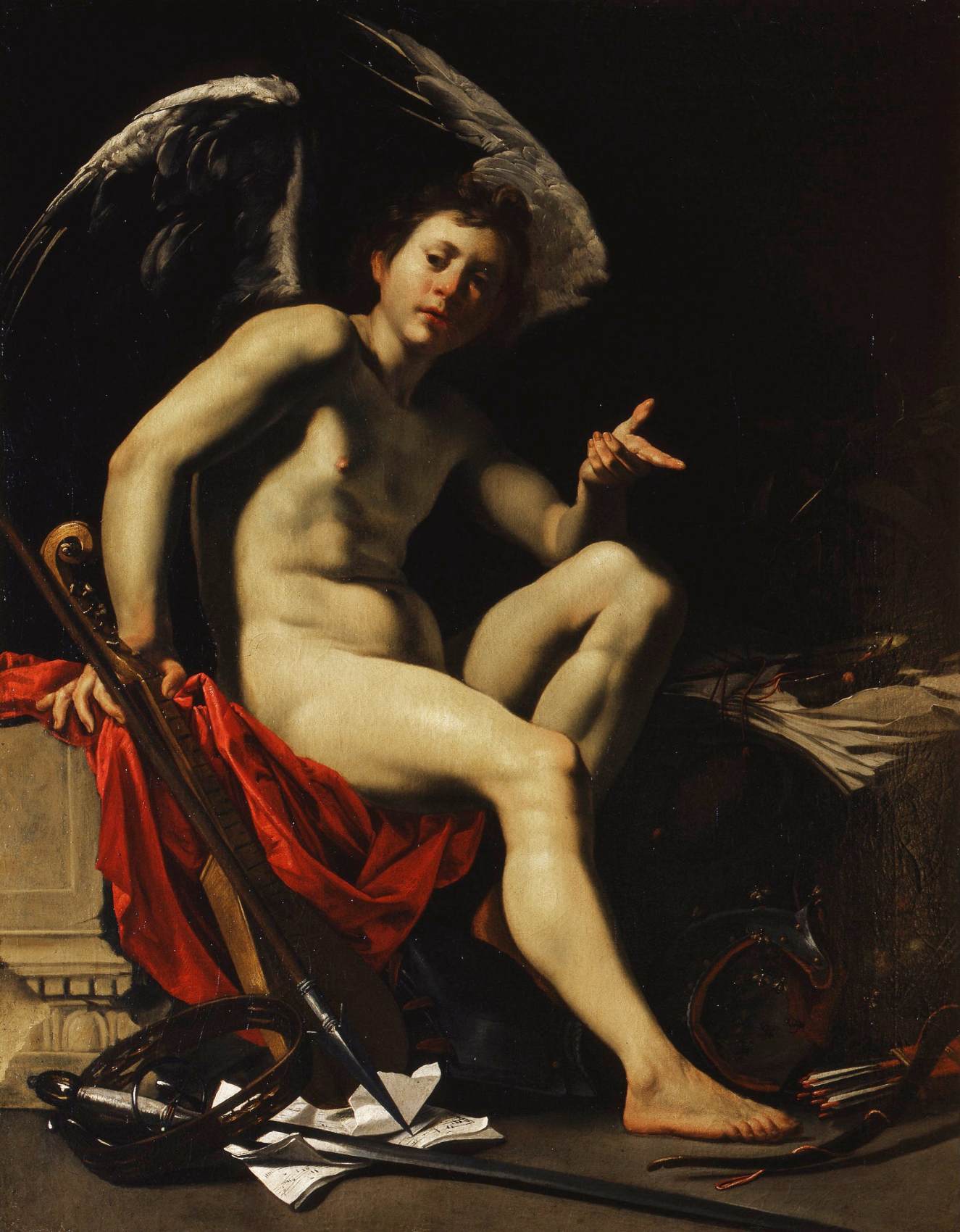 Victorious Cupid (Amor Vincit Omnia)