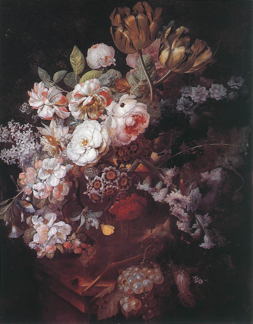 Vase af blomster