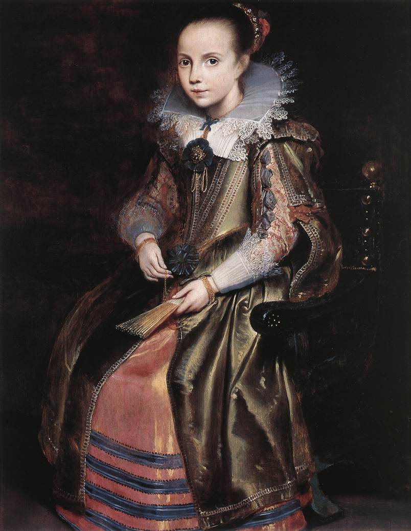 Isabel (ou Cornelia) Vekemans quando criança