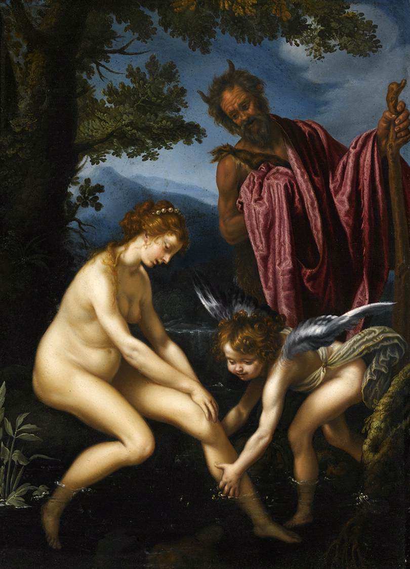 Venus, Cupid and Pan