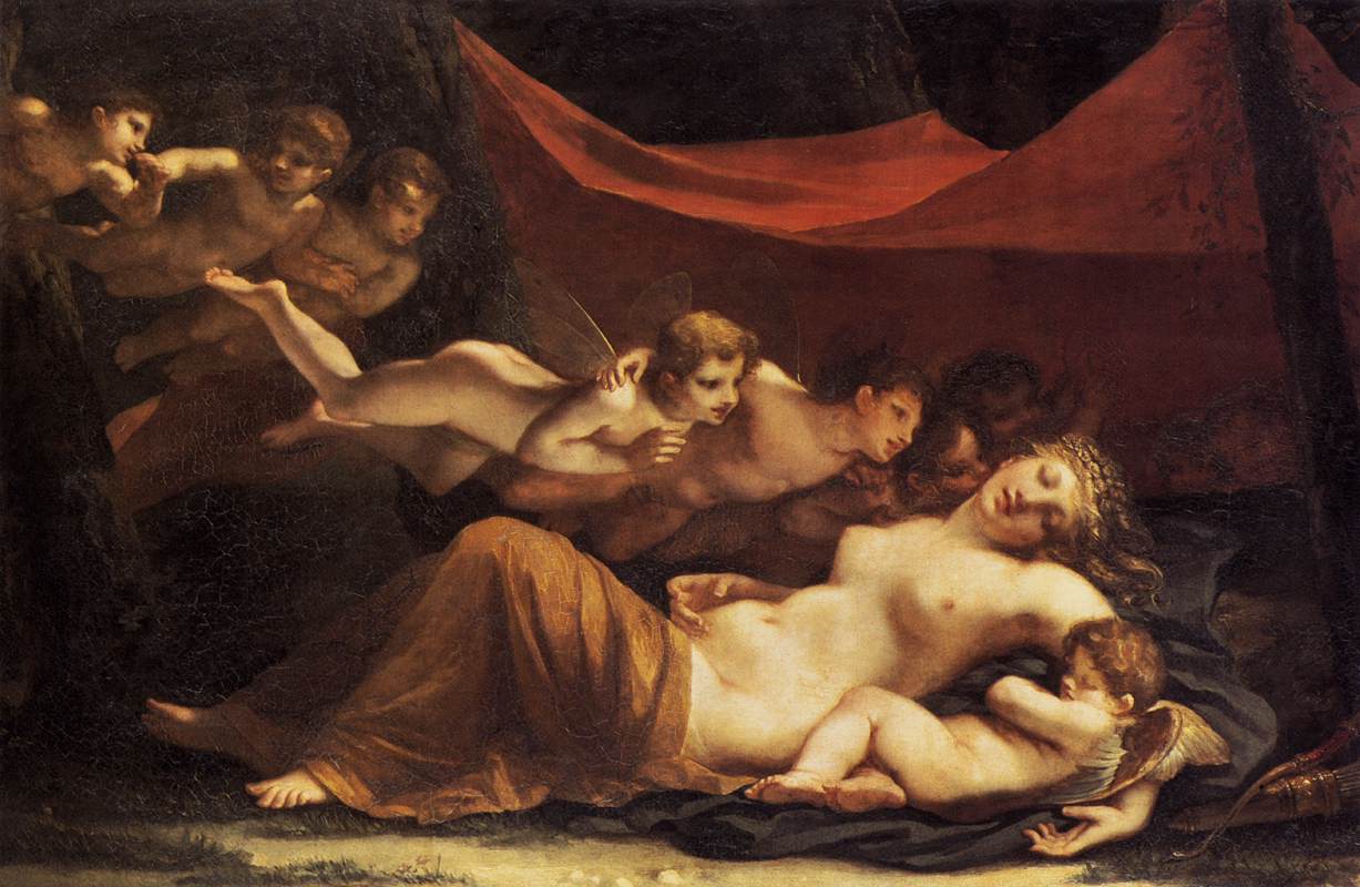 The Dream of Venus and Cupid