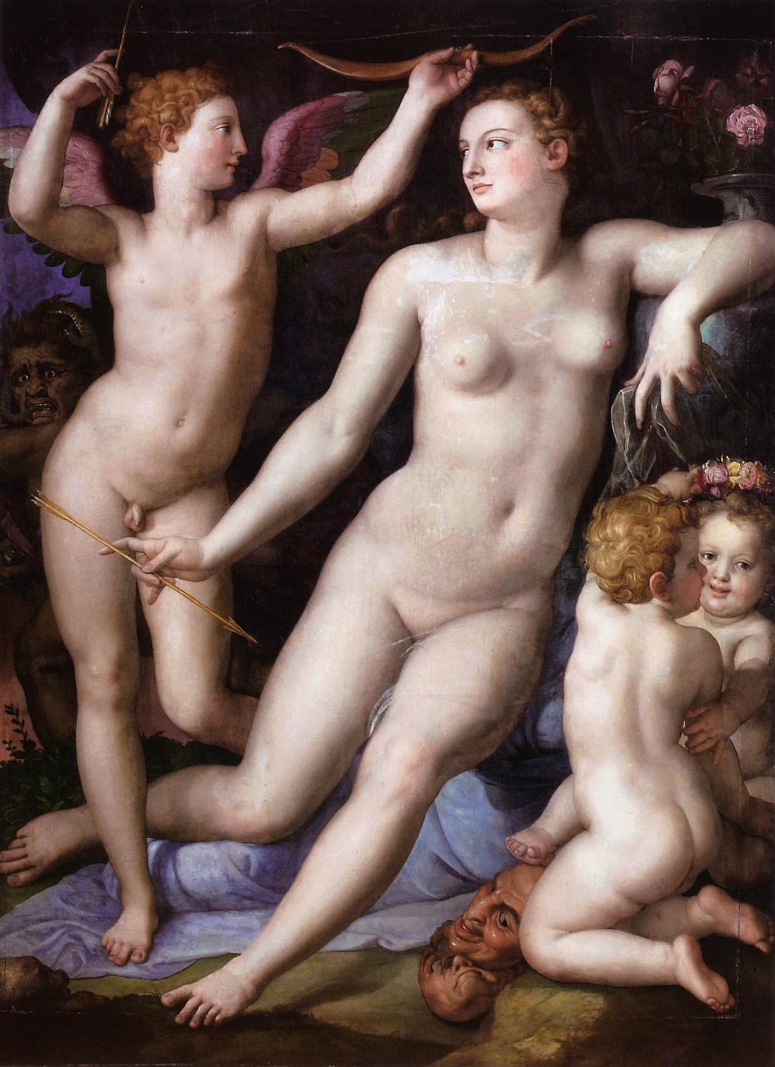 Vénus, cupidon et envie