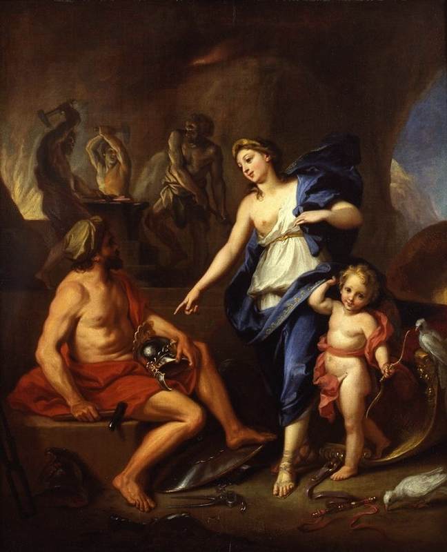 Venus Ordering Vulcan to Make Weapons for Aeneas