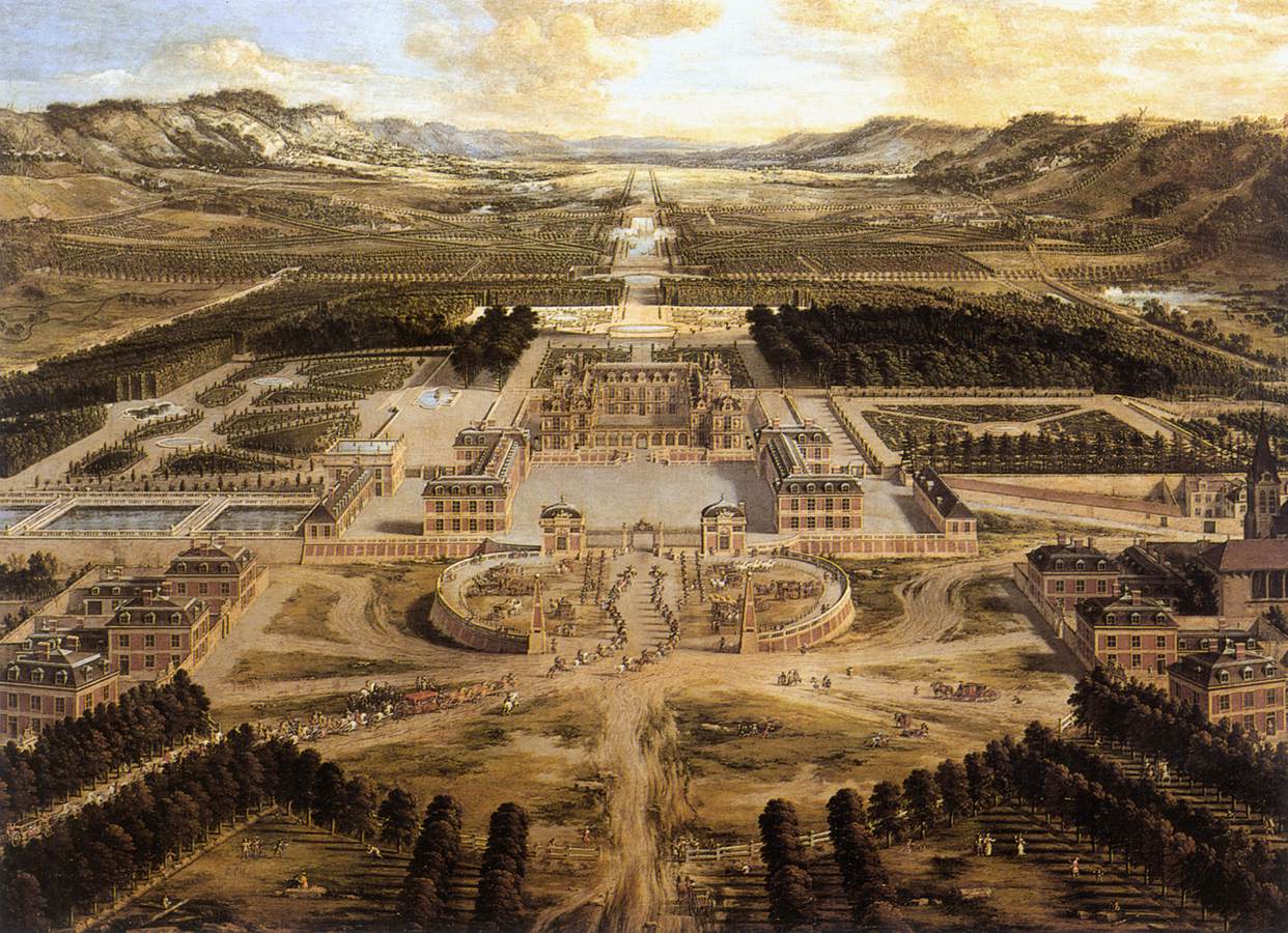 Birds Eye View of Versailles