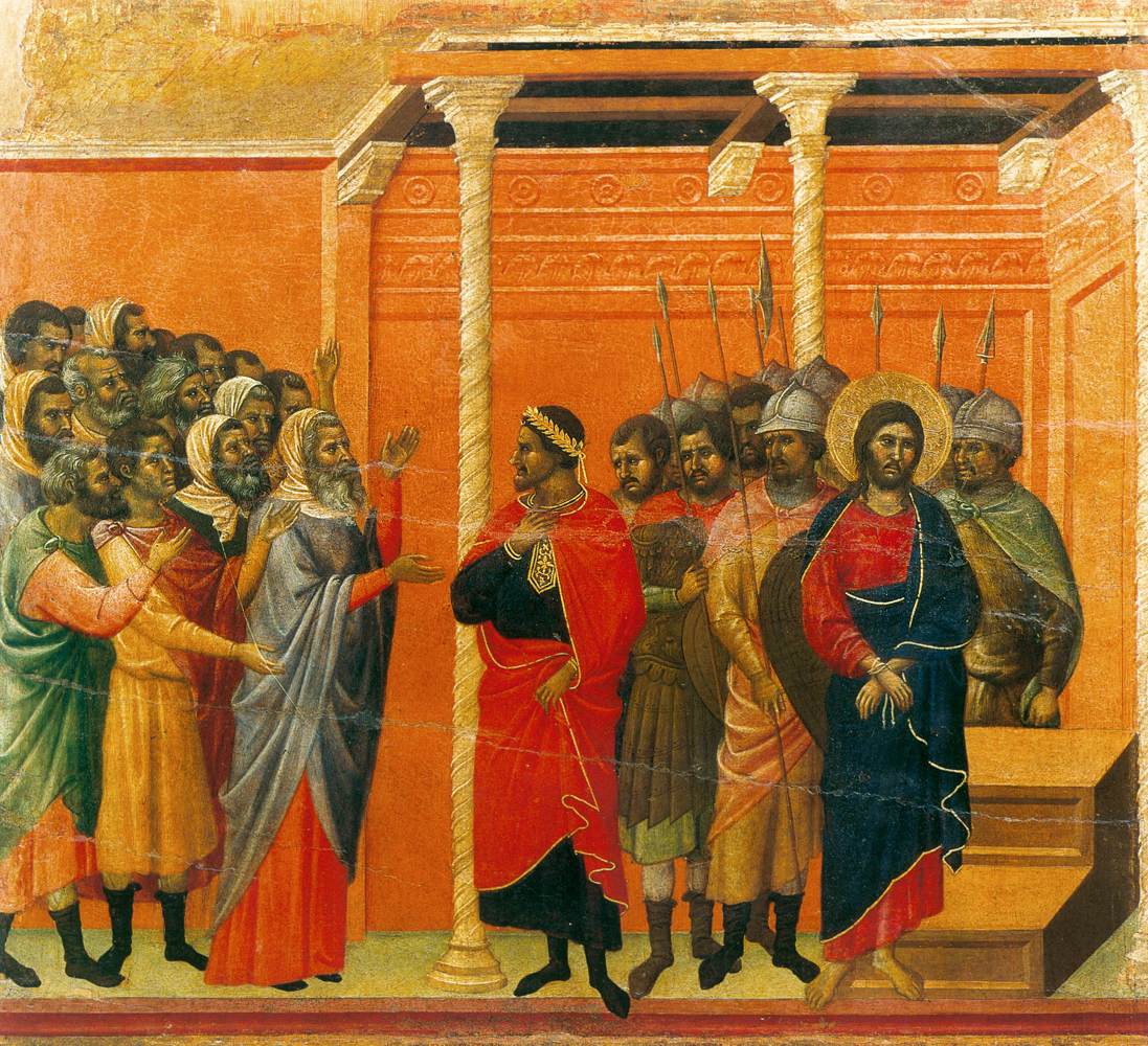 Christus von den Pharisäern beschuldigt (Sene 12)