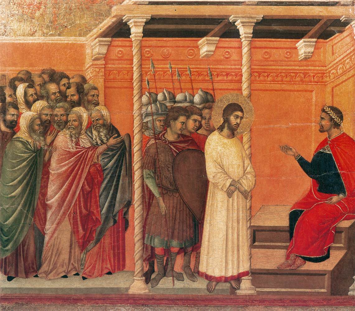 Le deuxième interrogatoire du Christ de Pilate (scène 15)