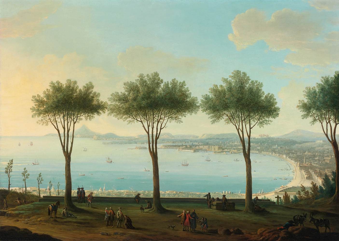 Vista de La Bahía de Nápoles