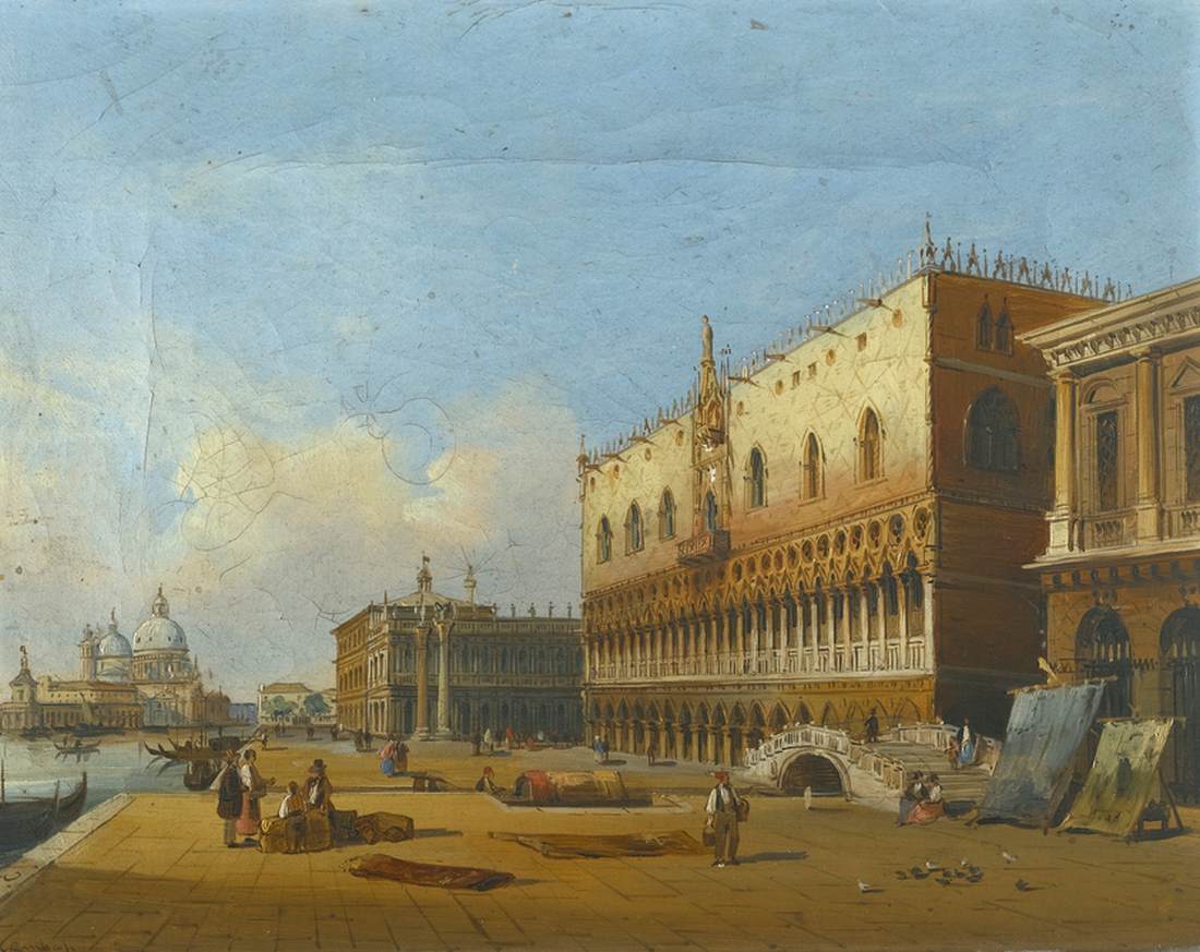 Blick auf den Dux -Palast, Venedig