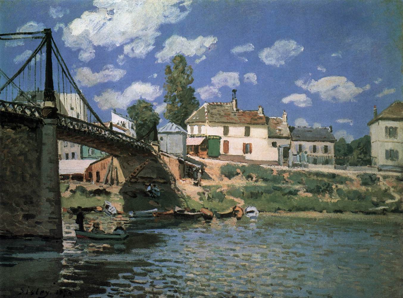 Die Brücke in Villeneuve-La-Genne
