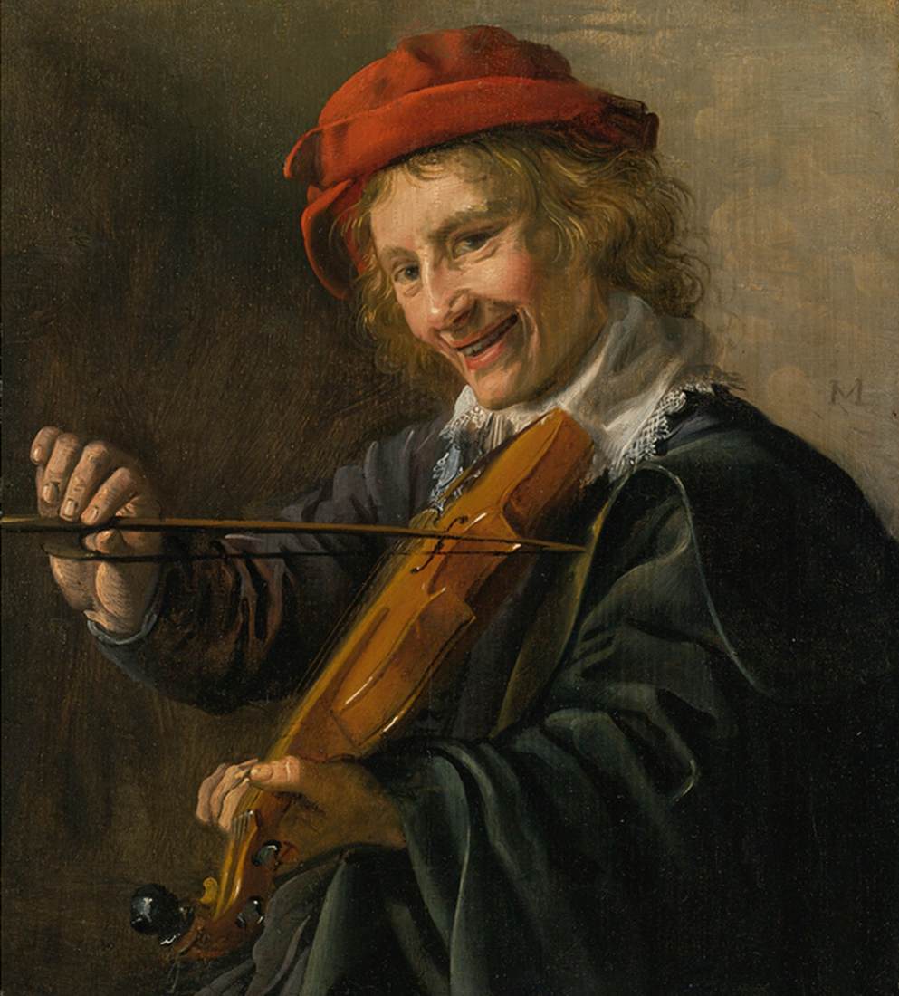 Intérieur avec un violoniste