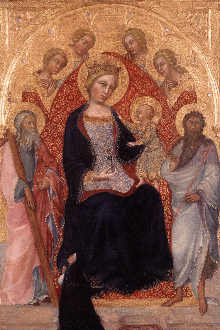 Virgin and Child Enthroned