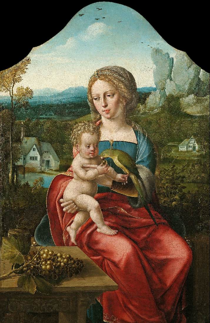 Virgin and Child in a Panoramic Landscape